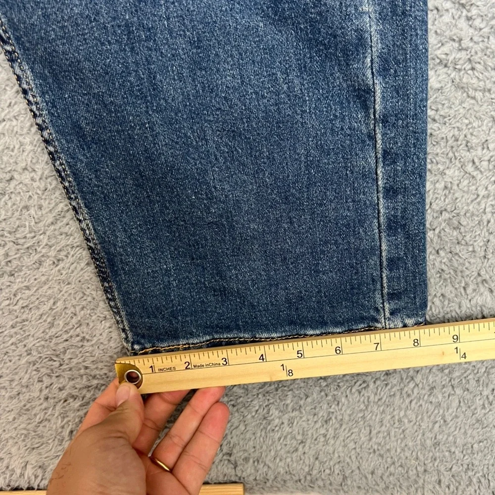 Levi's 505 Jeans Mens 38x30 Regular Fit Blue Excellent Straight Leg Denim Office